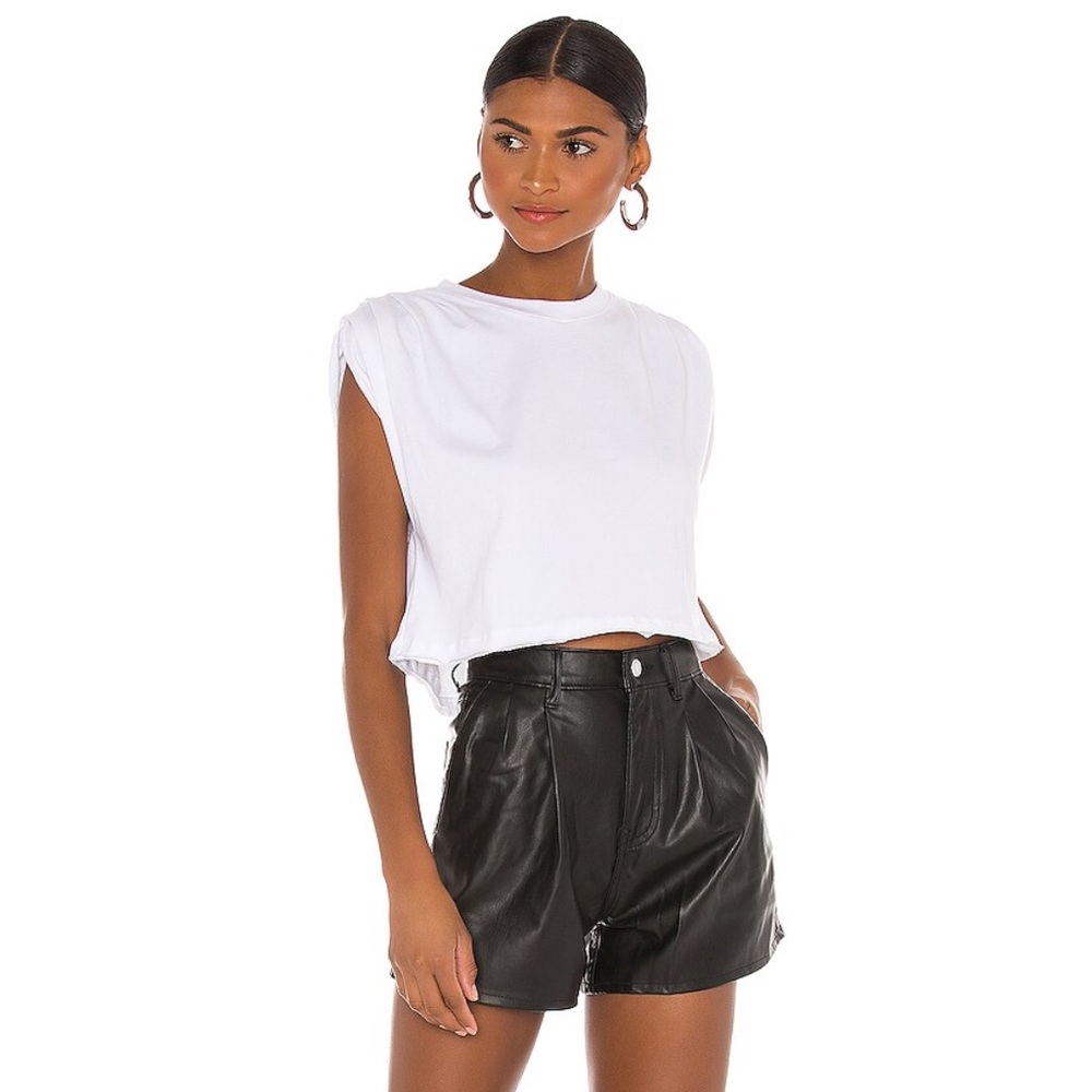 Levi’s Faux Leather Shorts 🖤